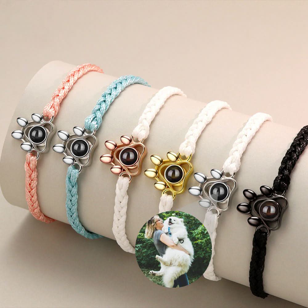 Bracelet photo patte d'animal