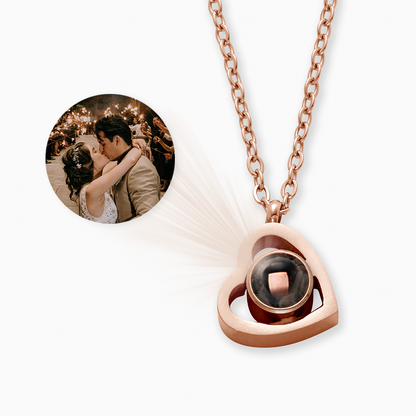 Collier Photo Coeur Personnalisé
