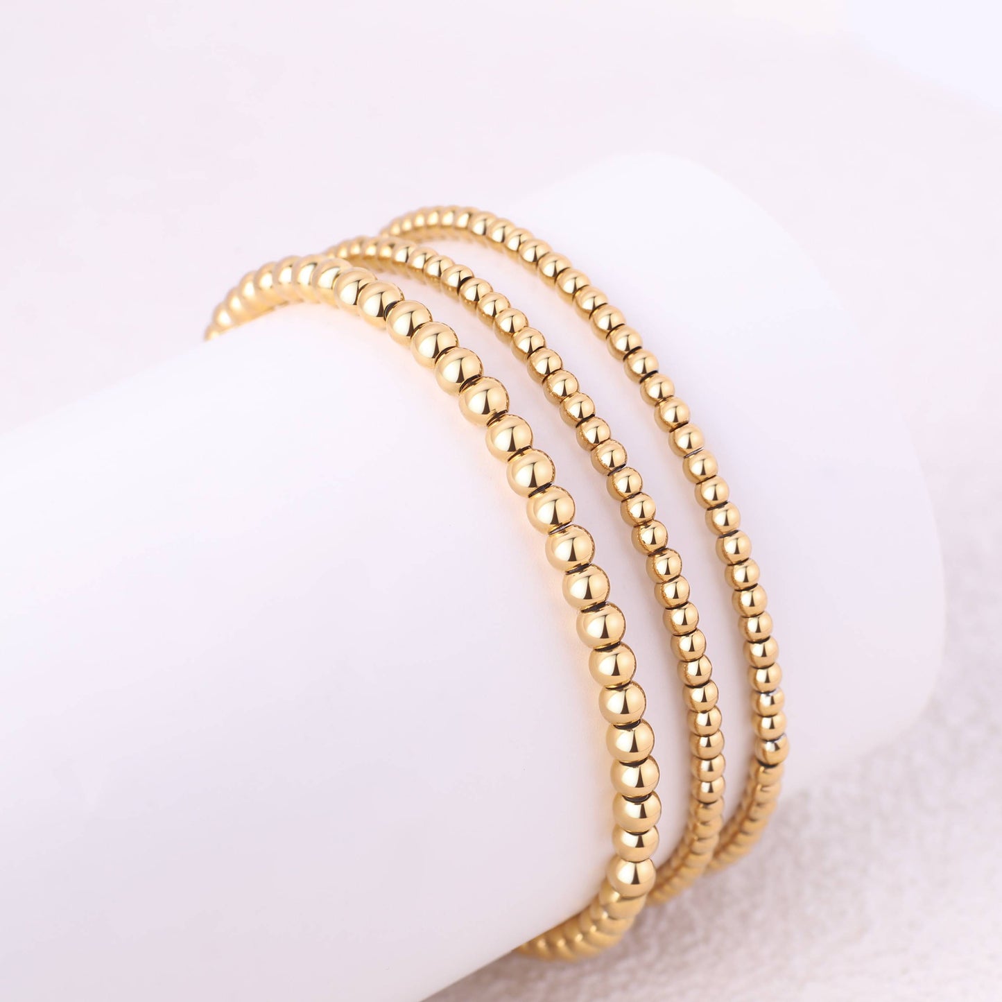 Set di bracciali a perline da impilare 322