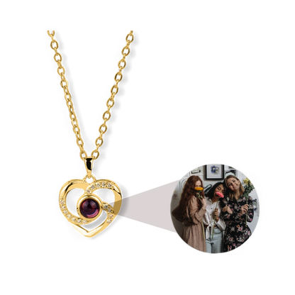 Collier photo pavé Center of My Heart