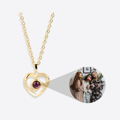 Collier photo pavé Center of My Heart