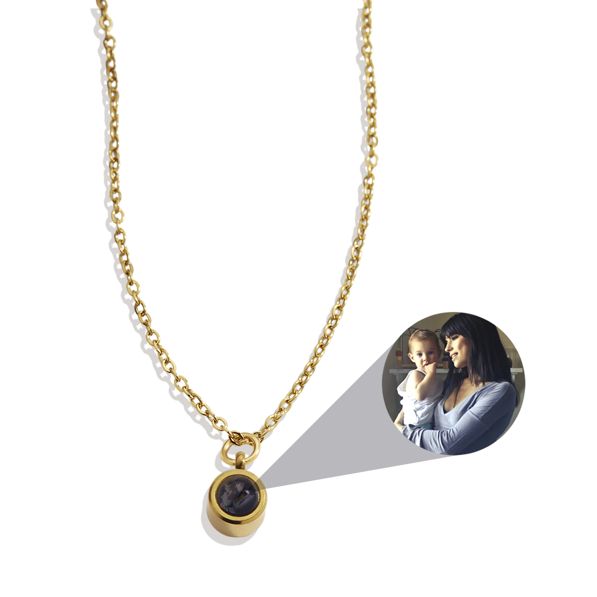 Le collier photo classique