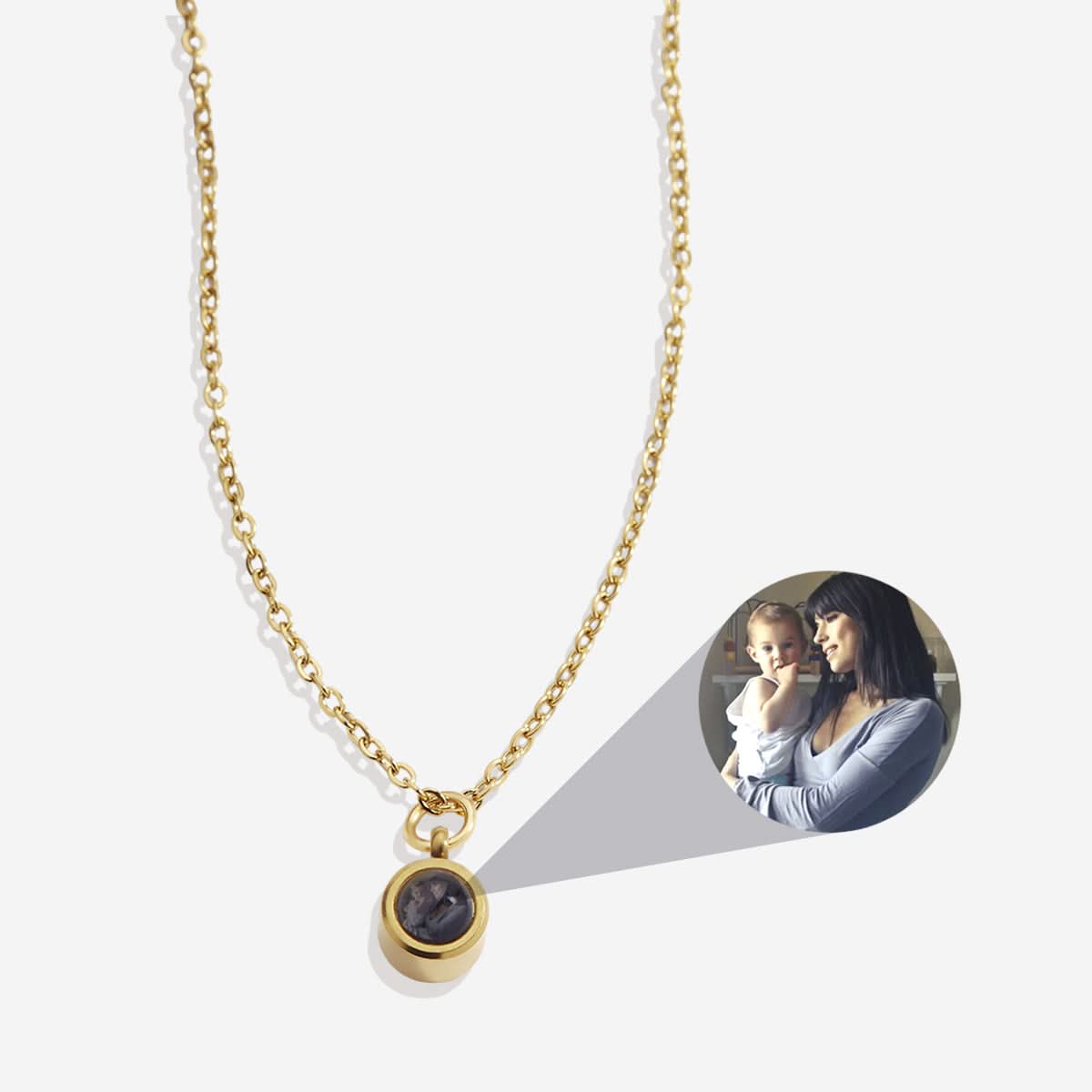 Le collier photo classique