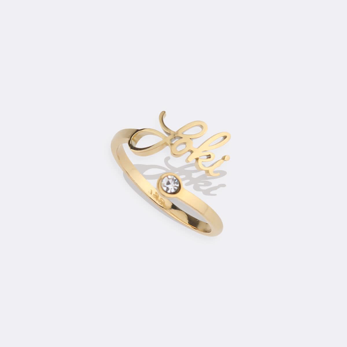 Bague avec pierre de naissance personnalisée