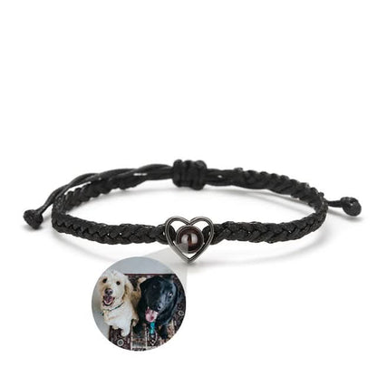 Bracelet Photo Ajustable Coeur
