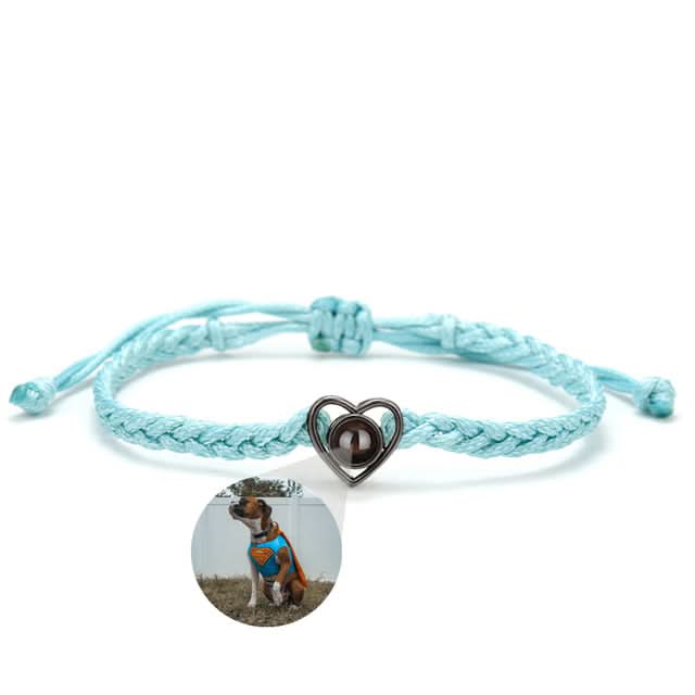 Bracelet Photo Ajustable Coeur