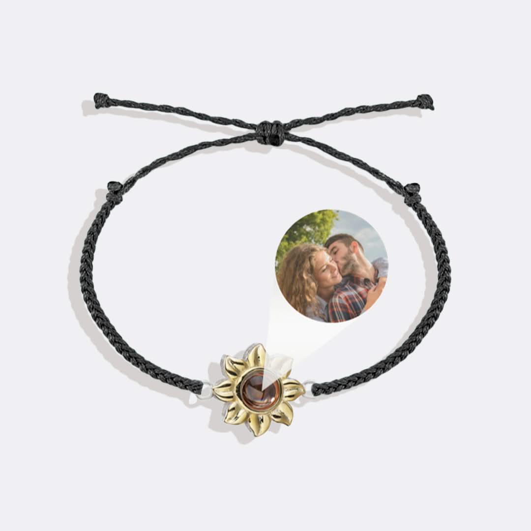Bracelet photo tournesol