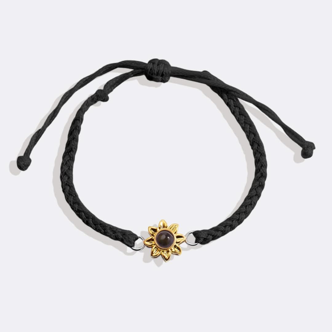 Bracelet photo tournesol