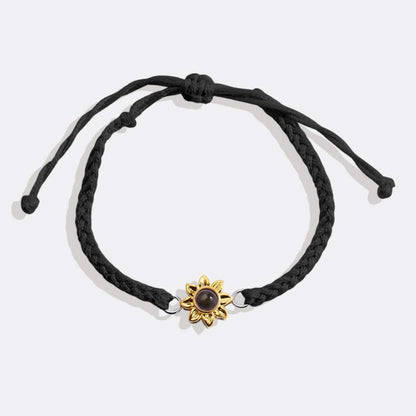 Bracelet photo tournesol