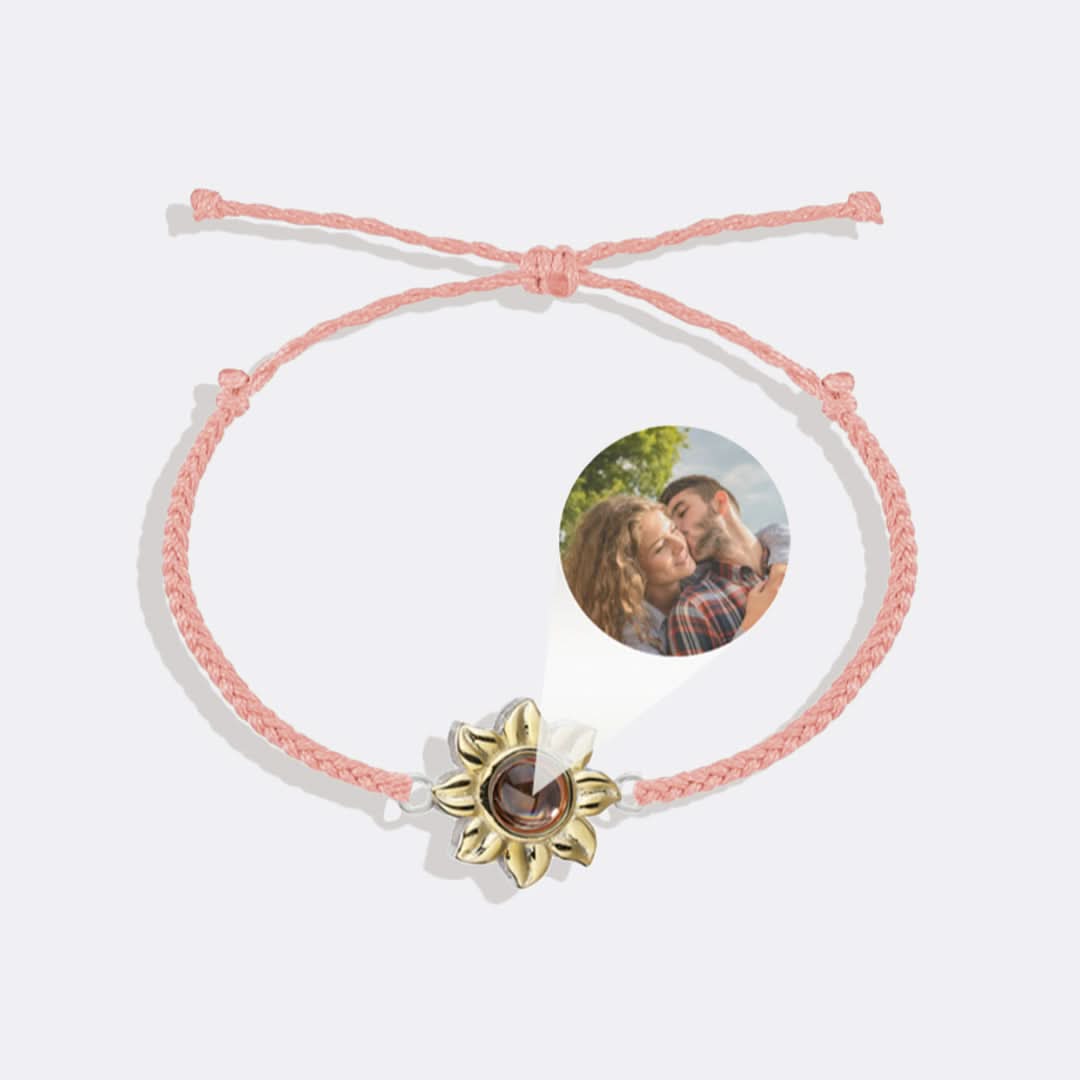Bracelet photo tournesol