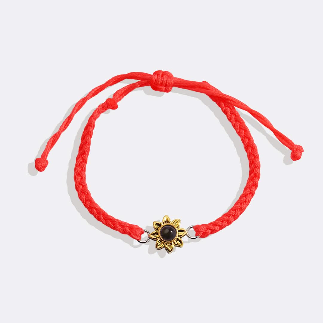Bracelet photo tournesol