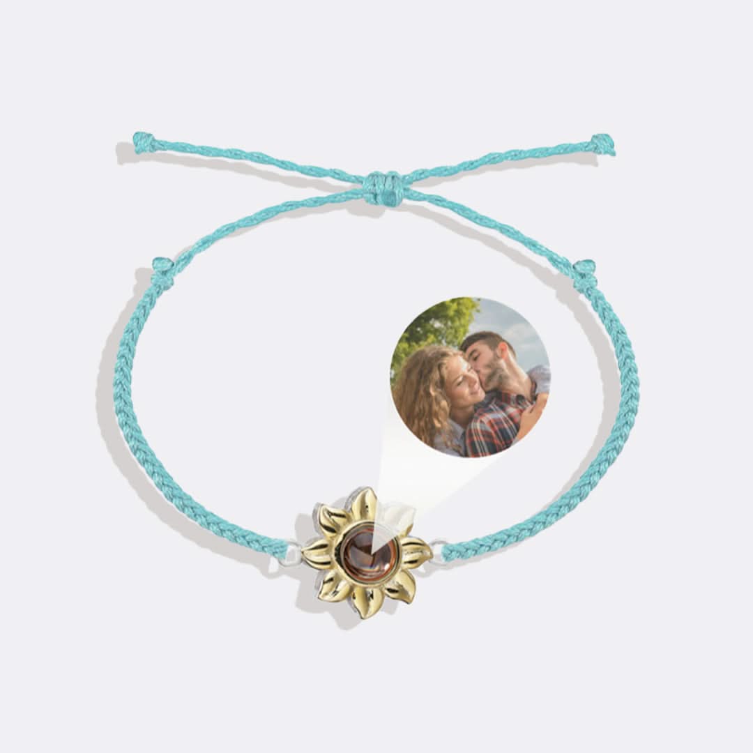 Bracelet photo tournesol