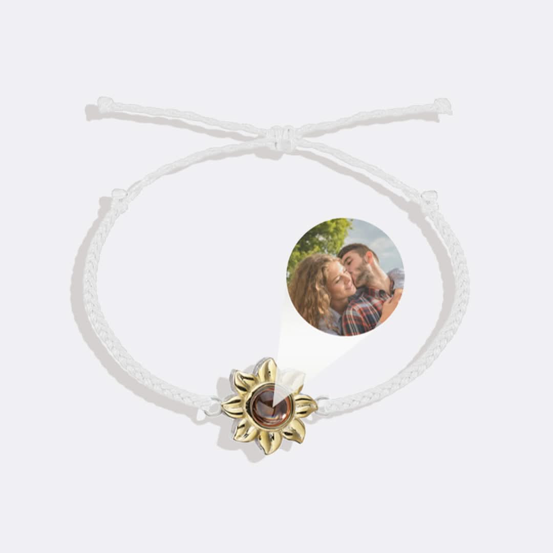 Bracelet photo tournesol