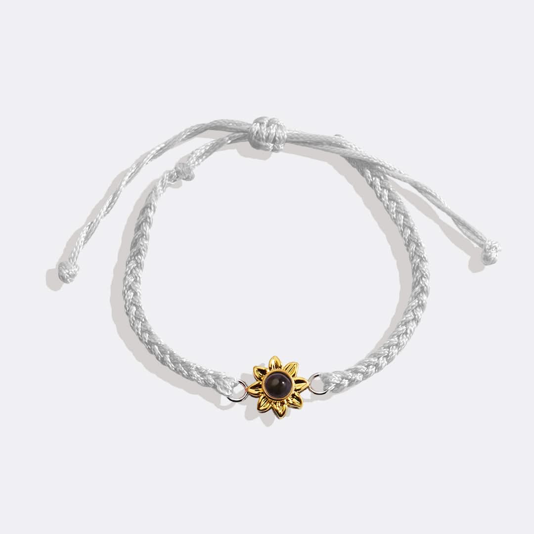 Bracelet photo tournesol