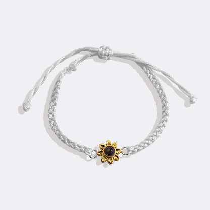 Bracelet photo tournesol