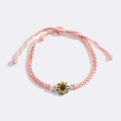 Bracelet photo tournesol
