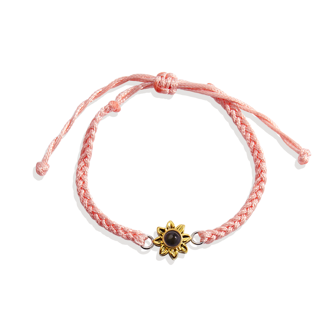 Bracelet photo tournesol
