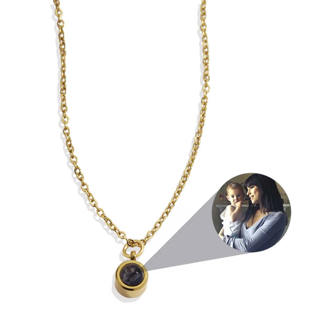 Le collier photo classique