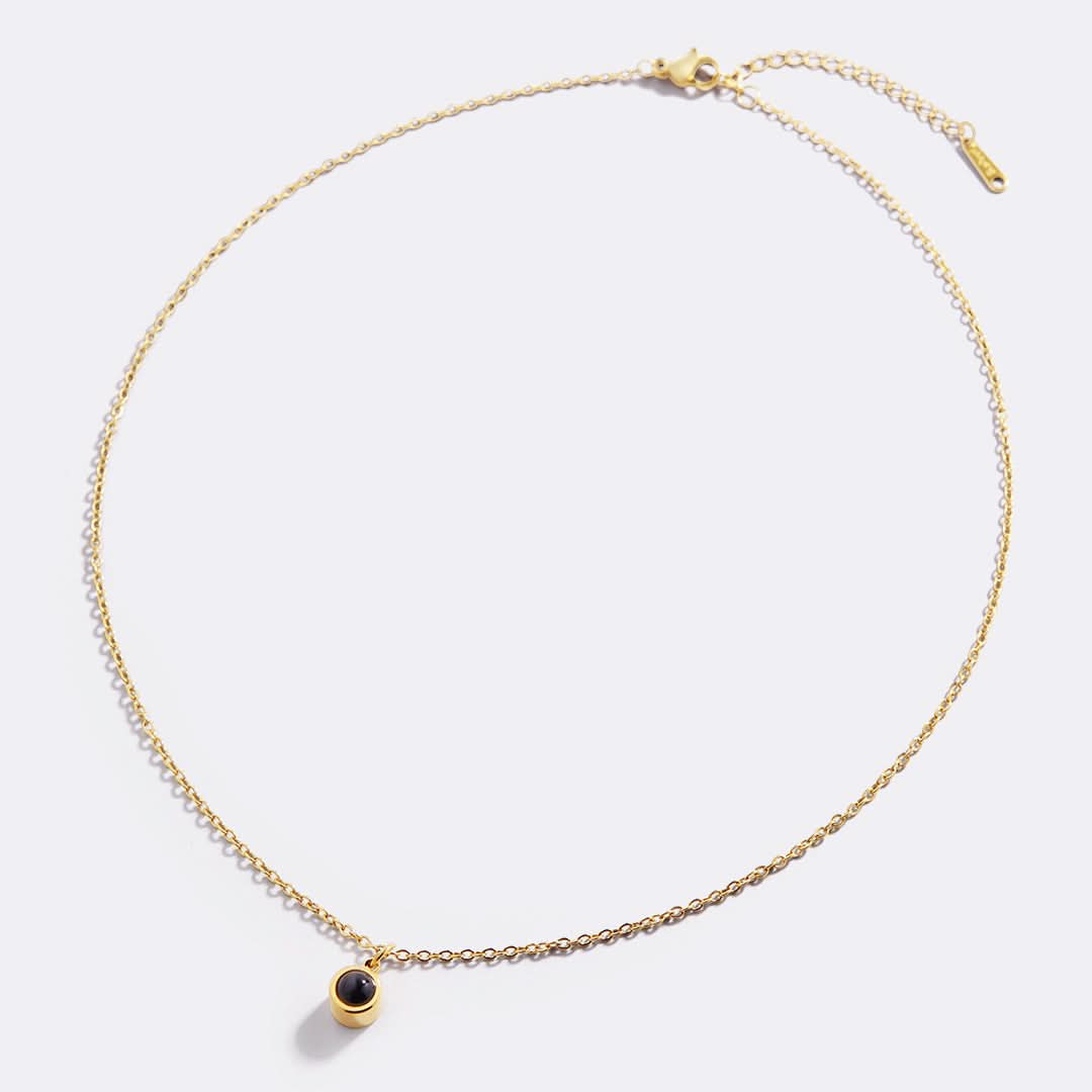 Le collier photo classique
