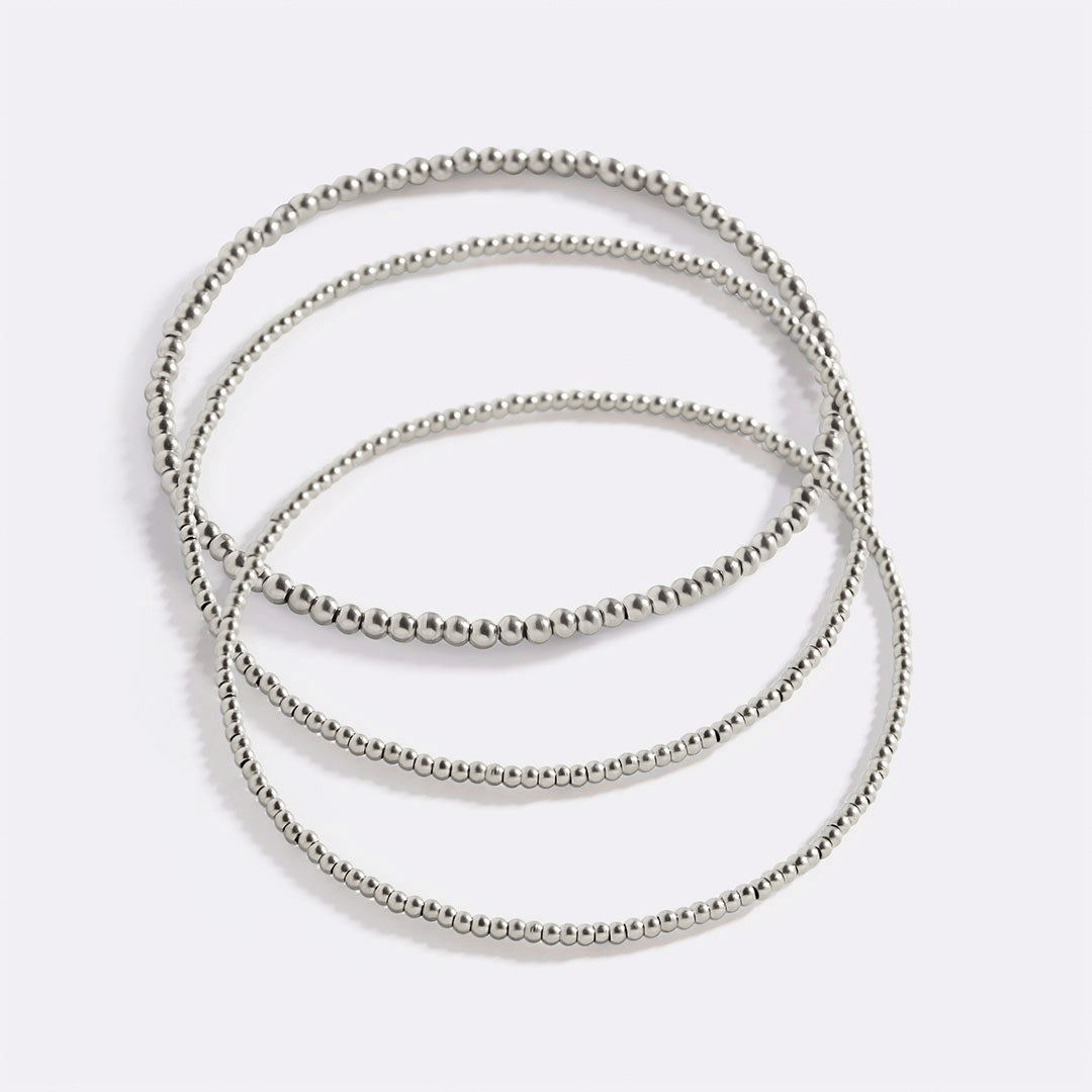 Set di bracciali a perline da impilare 322