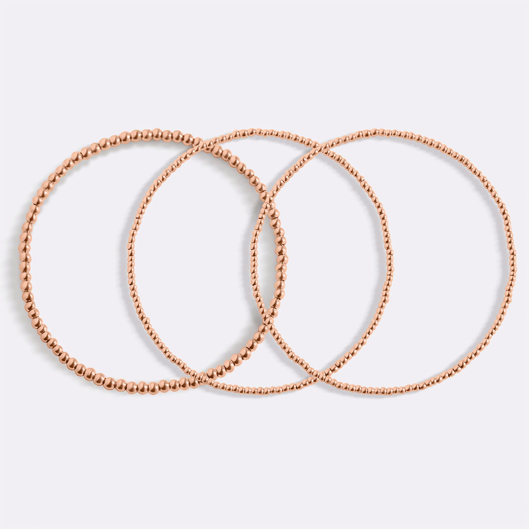 Set di bracciali a perline da impilare 322