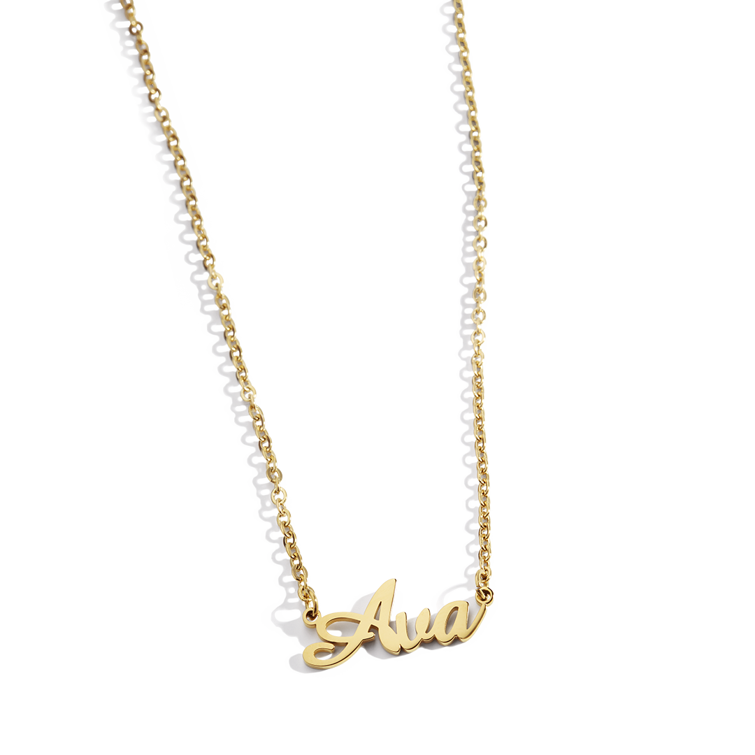 Collier Prénom Plume