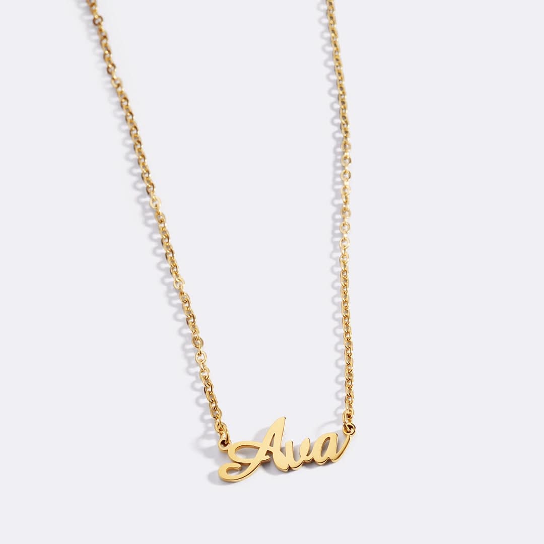 Collier Prénom Plume
