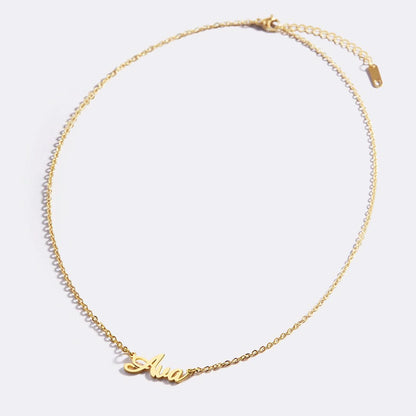 Collier Prénom Plume