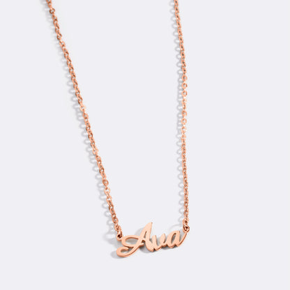 Collier Prénom Plume