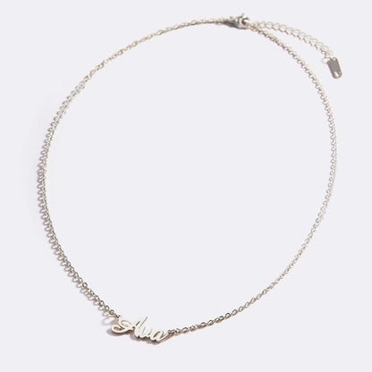 Collier Prénom Plume
