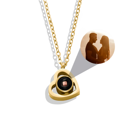 Collier Photo Coeur Personnalisé