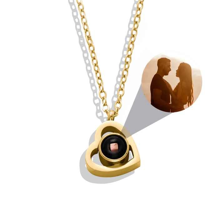 Collier Photo Coeur Personnalisé