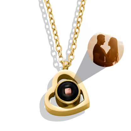 Collier Photo Coeur Personnalisé