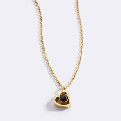 Collier Photo Coeur Personnalisé