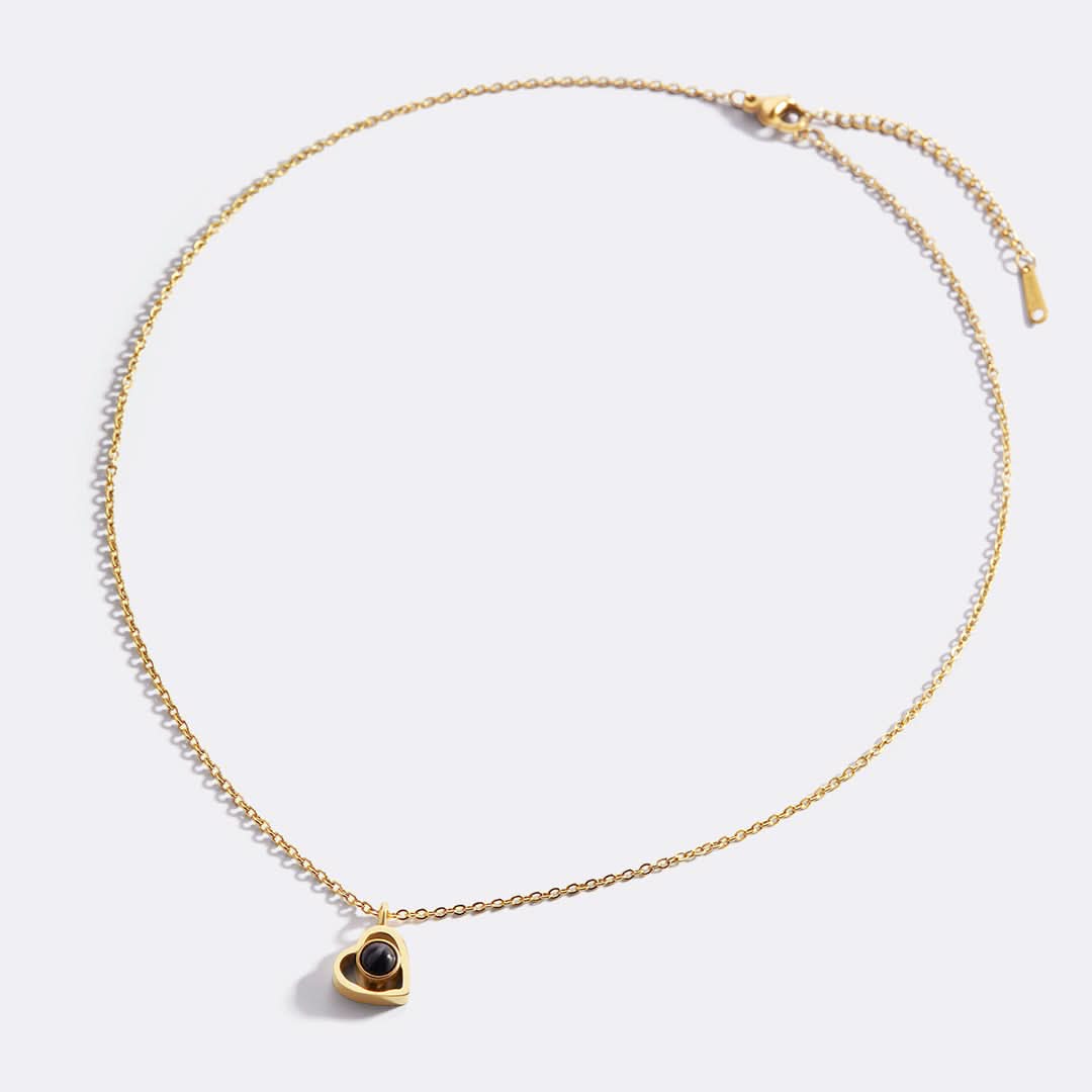 Collier Photo Coeur Personnalisé