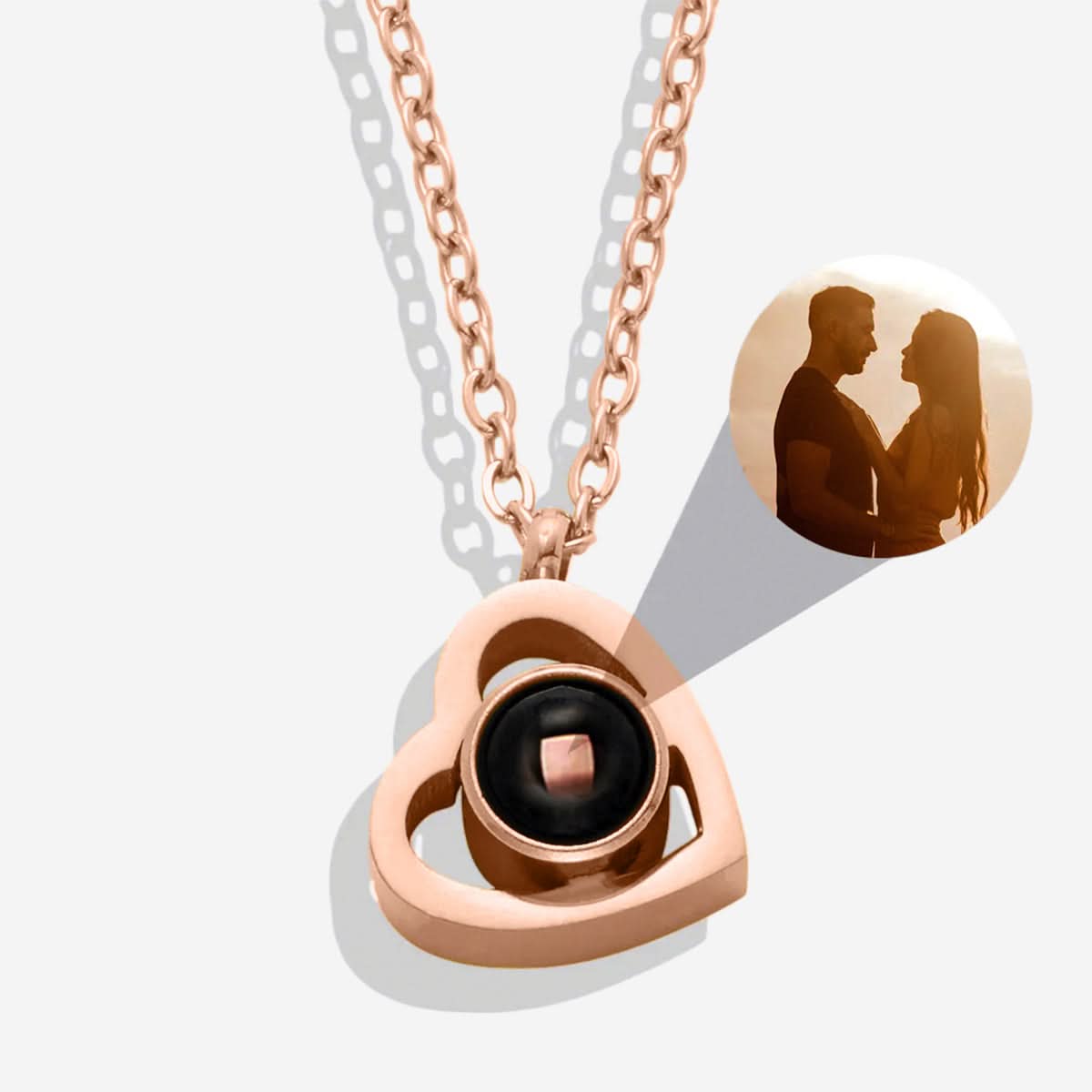 Collier Photo Coeur Personnalisé