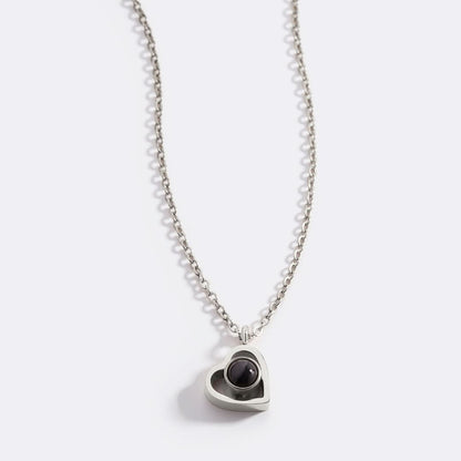 Collier Photo Coeur Personnalisé