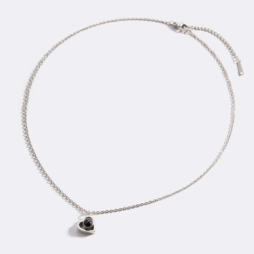 Collier Photo Coeur Personnalisé