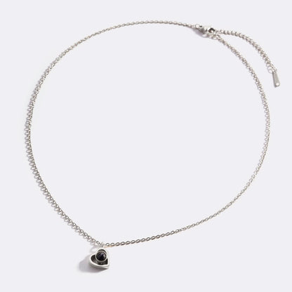 Collier Photo Coeur Personnalisé