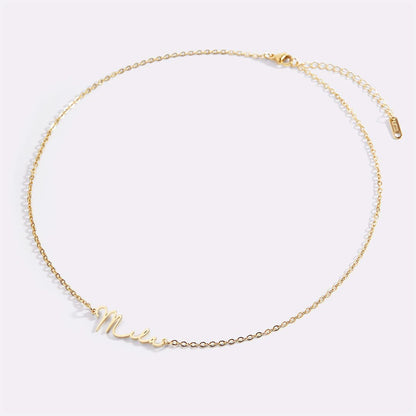 Collier prénom Mon Amour