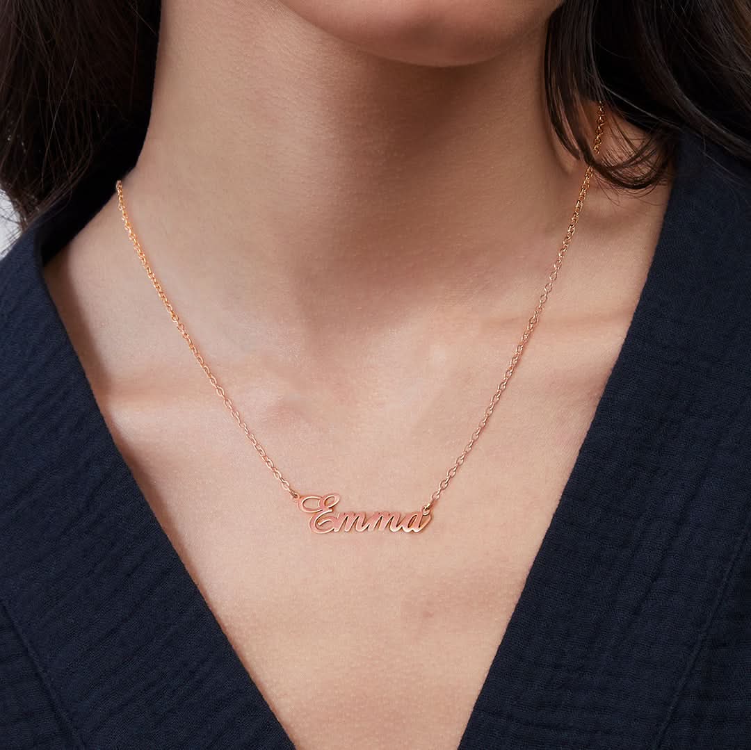 Collier Prénom Plume