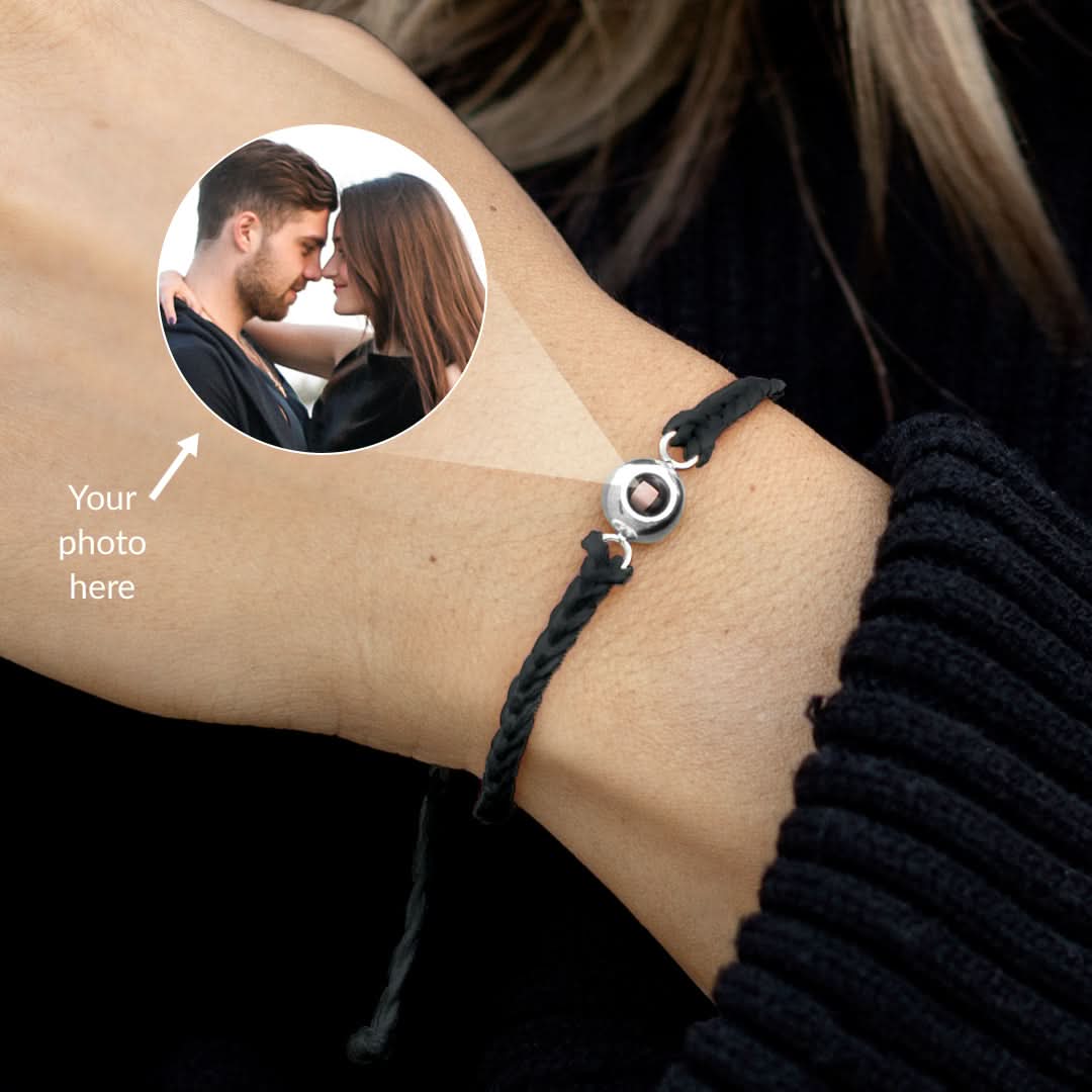 Bracelet photo réglable personnalisé