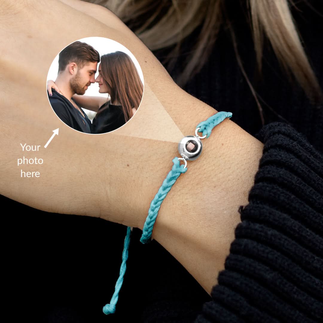 Bracelet photo réglable personnalisé