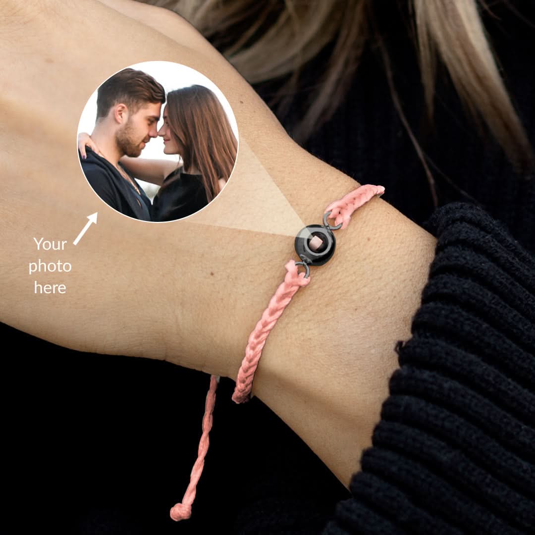 Bracelet photo réglable personnalisé