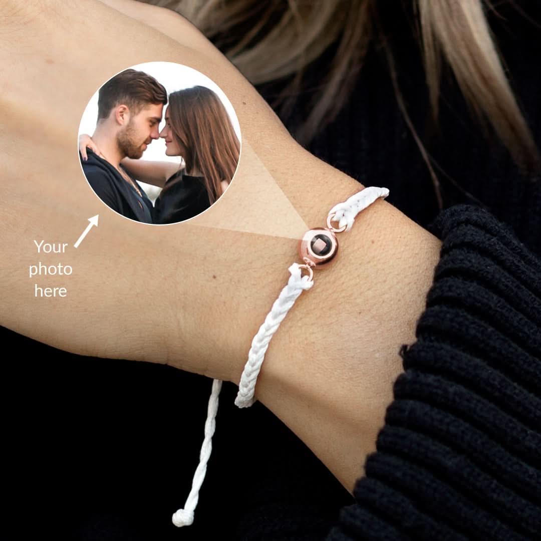 Bracelet photo réglable personnalisé