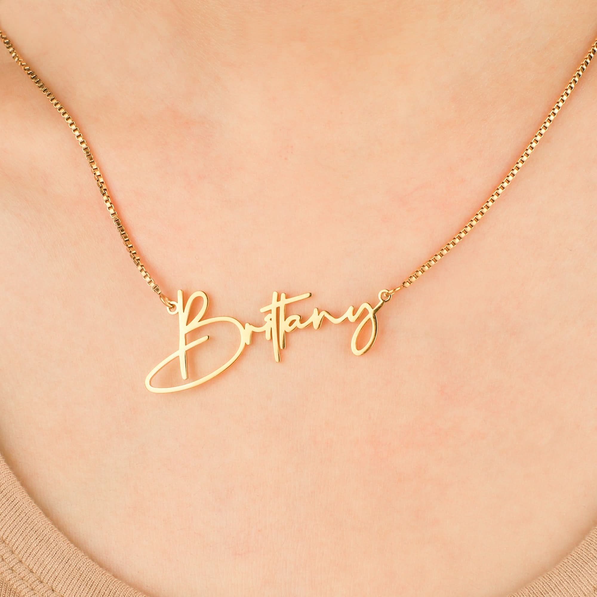 Collier Prénom Moderne