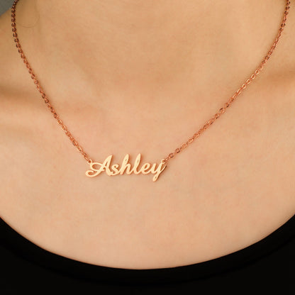 Collier Prénom Plume