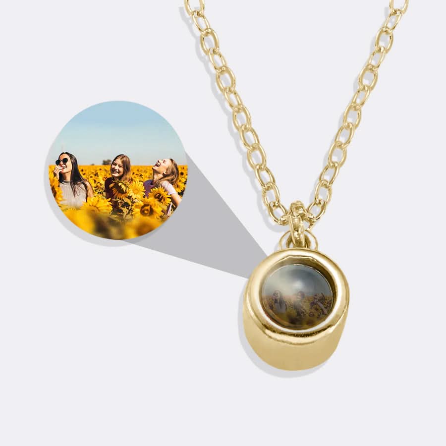 Le collier photo classique