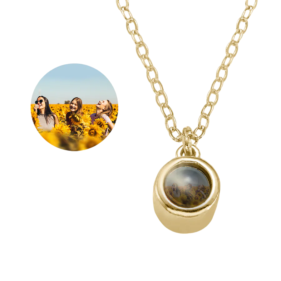 Le collier photo classique
