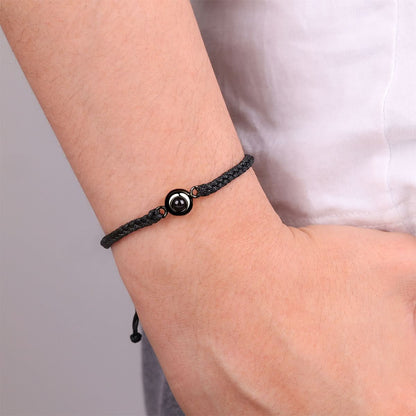 Bracelet photo réglable personnalisé